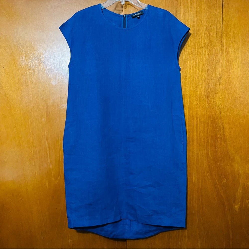 Blue Shift Dress - Classic Cap Sleeve
